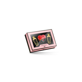 Coffret de massage contenant 2 huiles sèches et 1 bougie de massage 